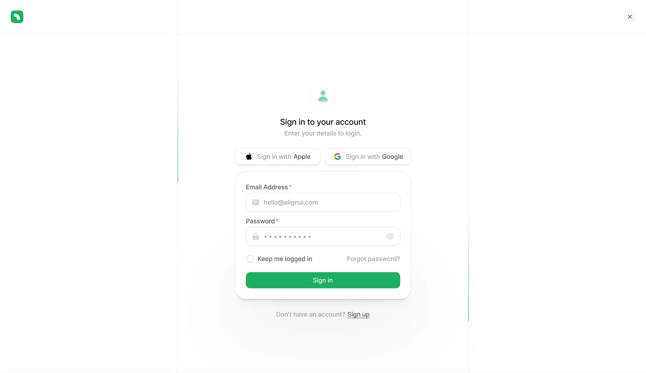 AI Template - Add Product desktop preview